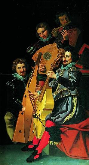 Reinhold Timm Christian IV s musicians oil painting image
